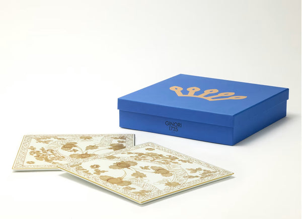 GINORI ORIENTE ITALIANO - TESORI 2 PLACEMATS AURUM