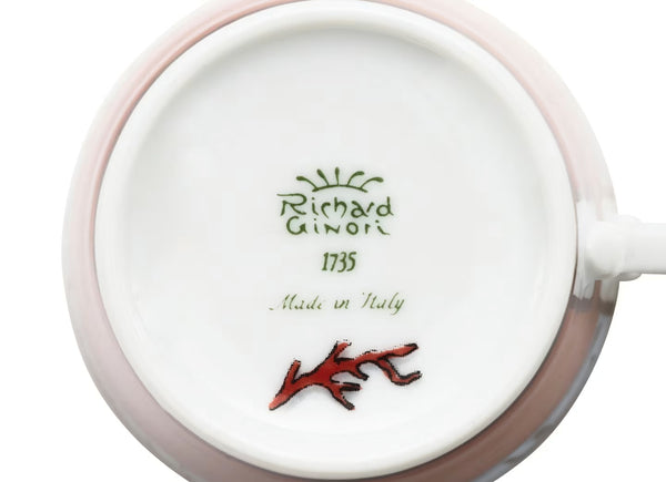 GINORI IL VIAGGIO DI NETTUNO COFFEE SET FOR TWO PINK