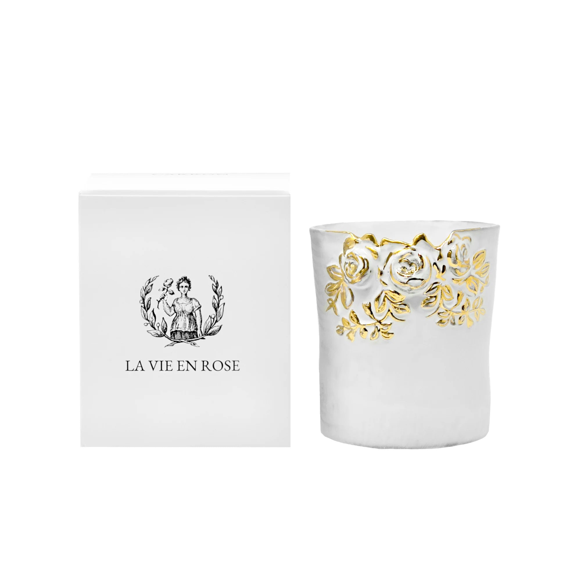 CARRON LA VIE EN ROSE GOLD CANDLE