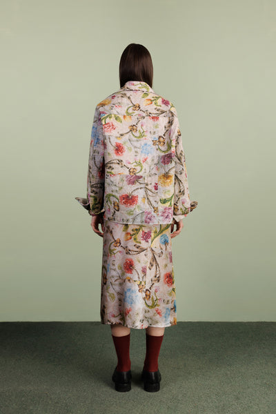 MAO QUILTED TRUCKER JACKET