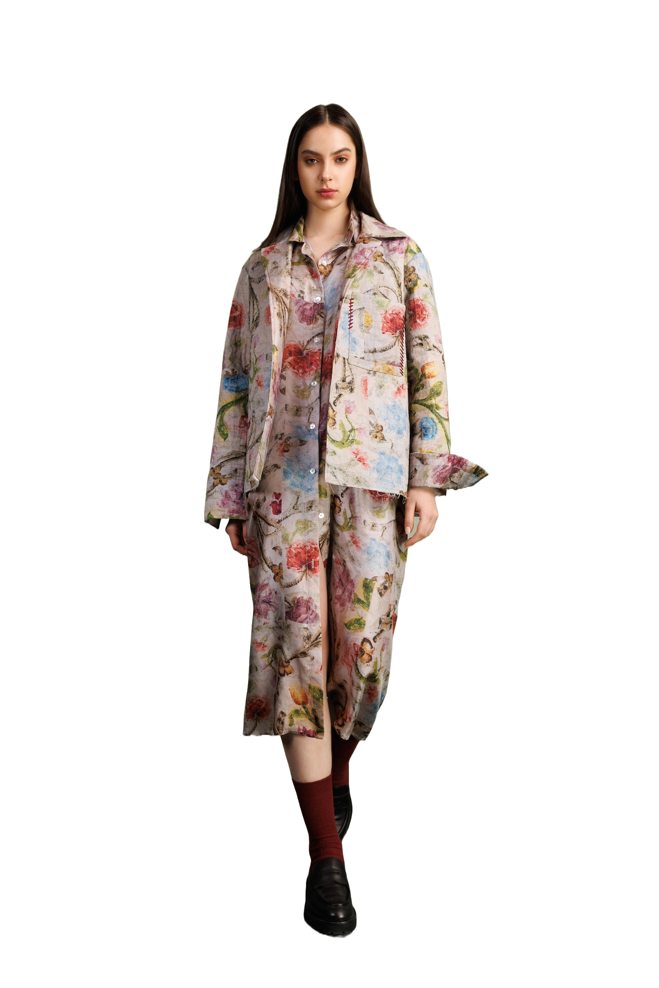 MAO QUILTED TRUCKER JACKET