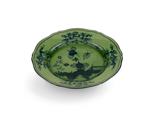 GINORI ORIENTE ITALIANO DESSERT PLATE MALACHITE GREEN