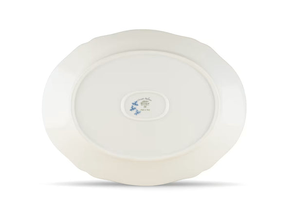 GINORI ORIENTE ITALIANO OVAL PLATTER MALACHITE GREEN
