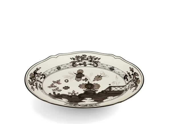 GINORI ORIENTE ITALIANO OVAL PLATTER ALBUS WHITE
