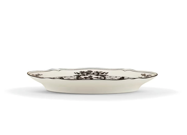 GINORI ORIENTE ITALIANO OVAL PLATTER ALBUS WHITE
