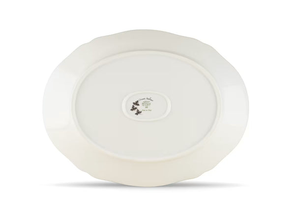 GINORI ORIENTE ITALIANO OVAL PLATTER ALBUS WHITE