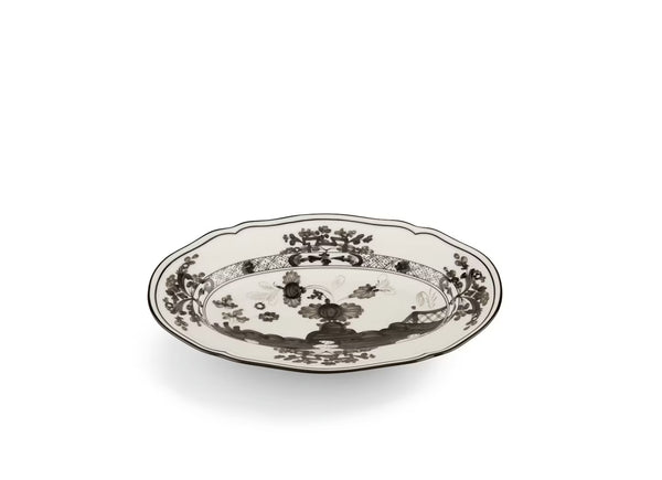 GINORI ORIENTE ITALIANO PICKLE DISH WHITE ALBUS