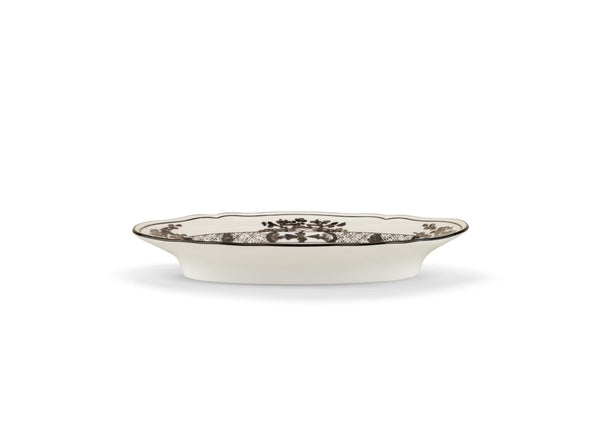 GINORI ORIENTE ITALIANO PICKLE DISH WHITE ALBUS