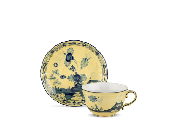 GINORI ORIENTE ITALIANO TEA CUP CITRINO