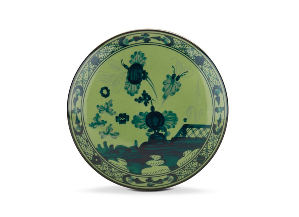 GINORI ORIENTE ITALIAN TRINKET BOX MALACHITE GREEN