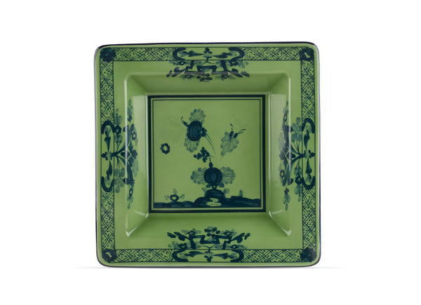 GINORI ORIENTE ITALIANO CHANGE TRAY MALACHITE GREEN