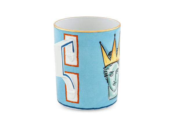 GINORI  IL VIAGGIO DI NETTUNO MUG SEA BLUE