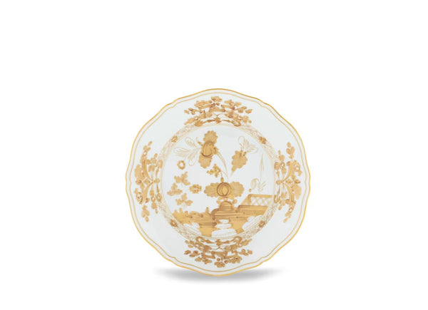GINORI ORIENTE ITALIANO FLAT DINNER PLATE AURUM