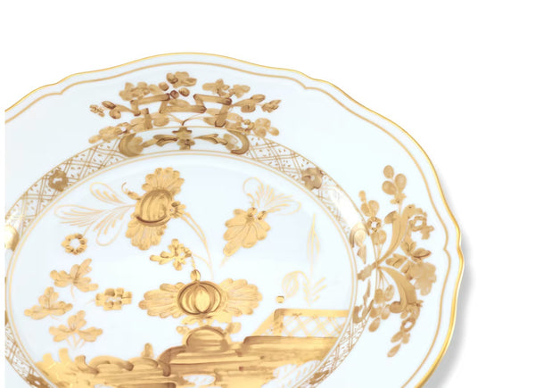 GINORI ORIENTE ITALIANO FLAT DINNER PLATE AURUM