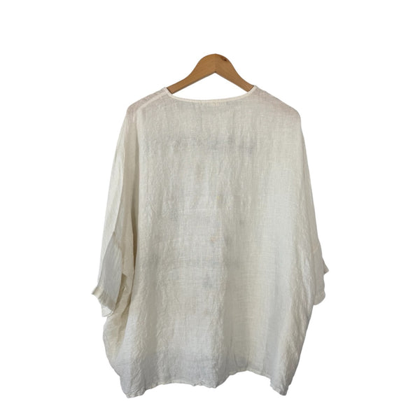 AODress Neo Specimen Gios Blouse in White at Aleph Gallery