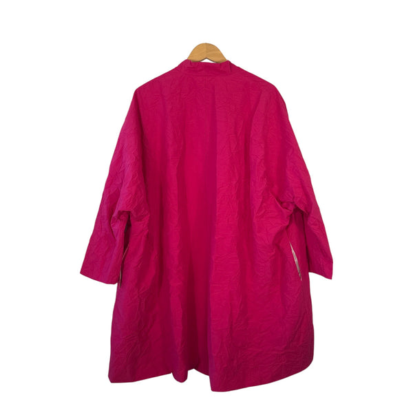 Apuntob Coat 262025 Raspberry at Aleph Gallery