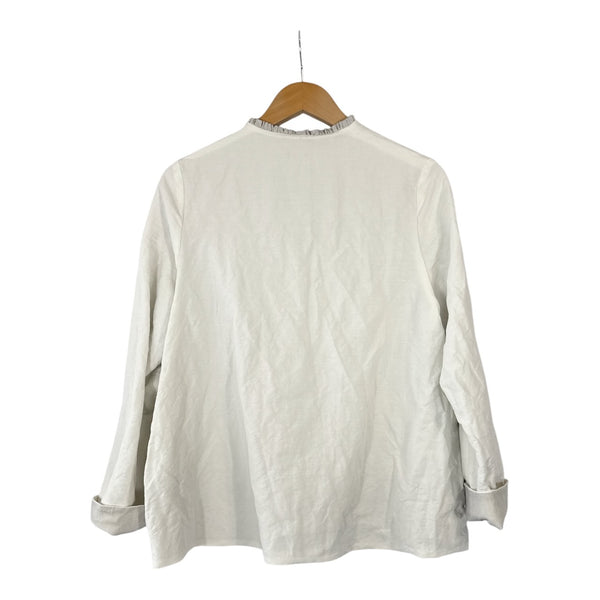 Apuntob Jacket 262024 Meringue at Aleph Gallery