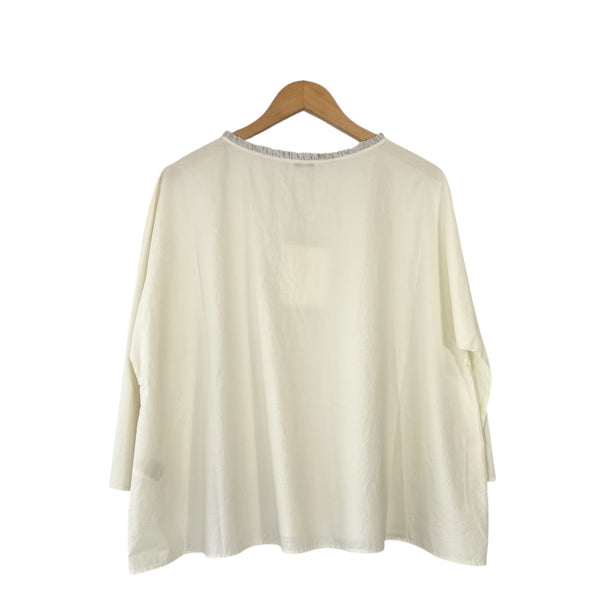 Apuntob Shirt 262017 Meringue at Aleph Gallery