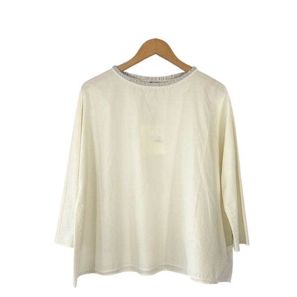 Apuntob Shirt 262017 Meringue at Aleph Gallery