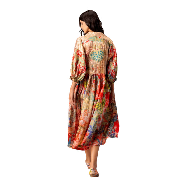 BOKJA DRESS FLUFF PUFF EMBROIDERY TRACY 3