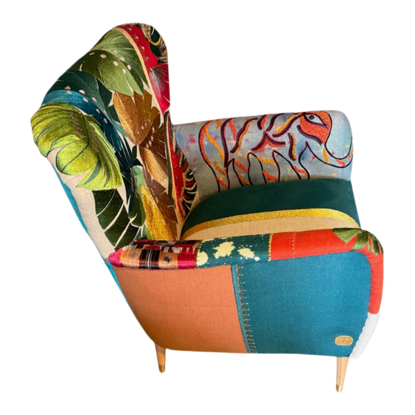 BOKJA VERDE MICKEY EMBROIDERED CHAIR AT ALEPH GALLERY 2