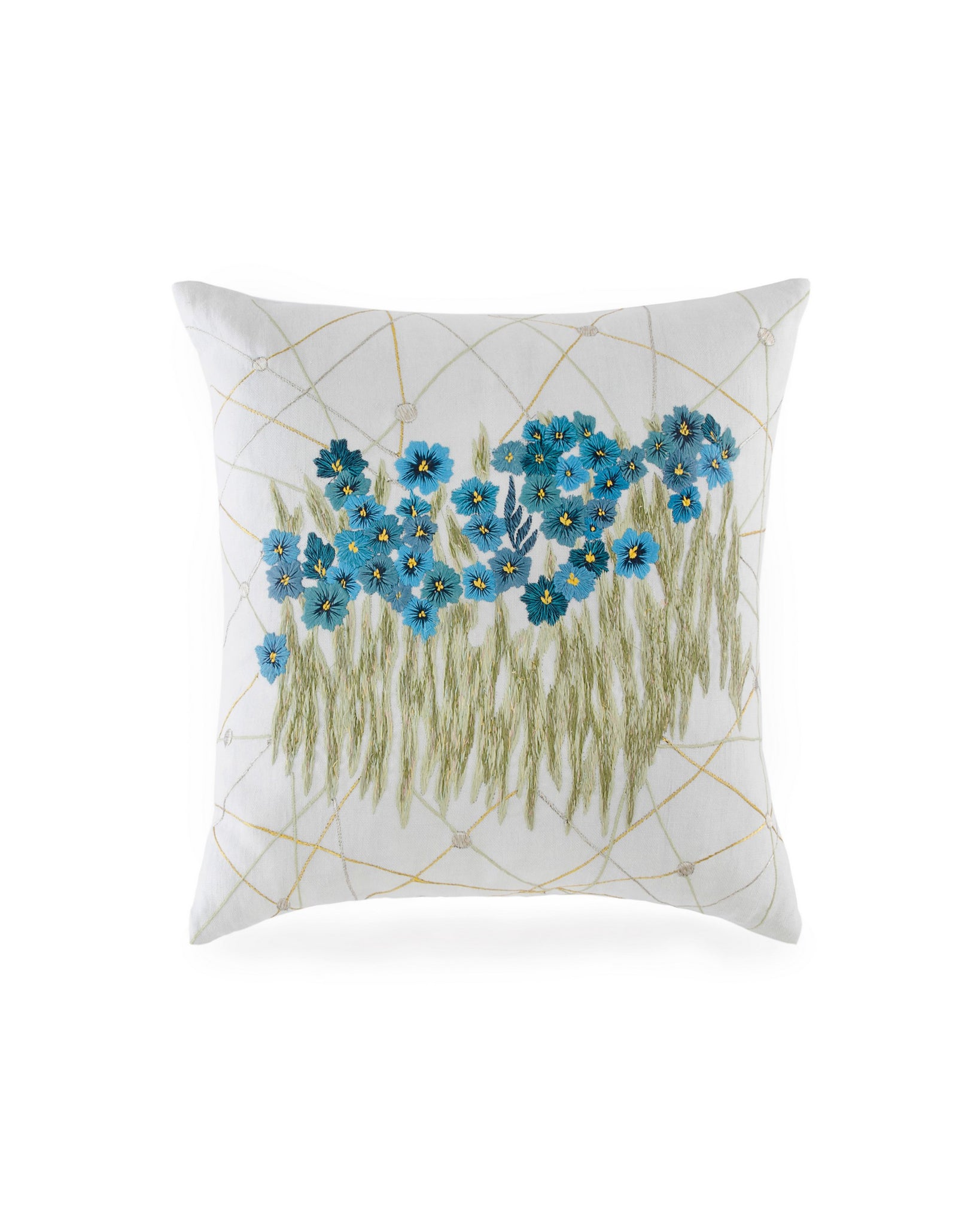 EMBROIDERED POPPING UP PILLOW