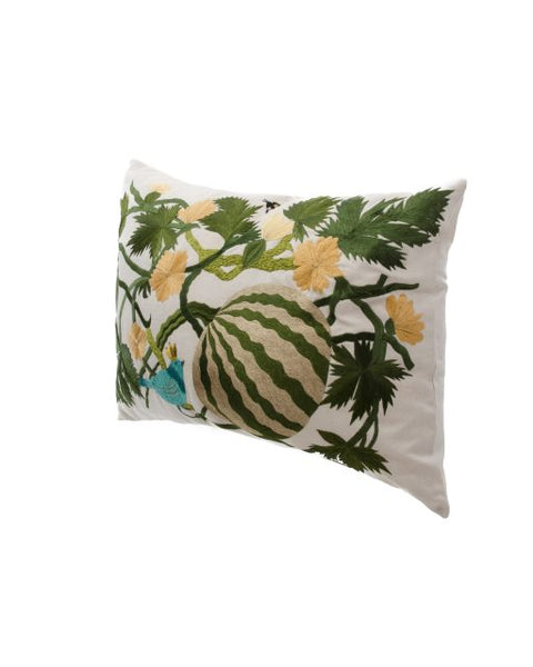 EMBROIDERED WATERMELON PILLOW
