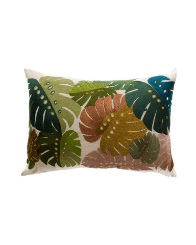 BOKJA EMBROIDERED VERDE ZAK PILLOW