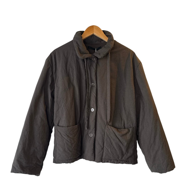 ELSA ESTURGIE JACKET RAFALE BROWN at Aleph Gallery 