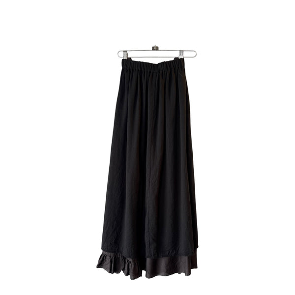 Elsa Esturgie Skirt Reveil in Black/Carbon at Aleph Gallery