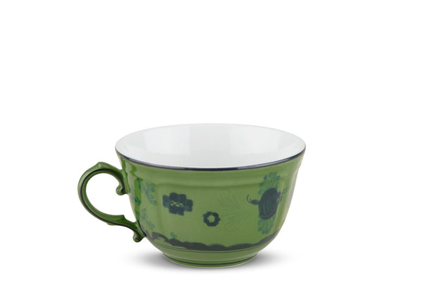 GINORI ORIENTE ITALIANO TEA CUP MALACHITE GREEN at Aleph Gallery