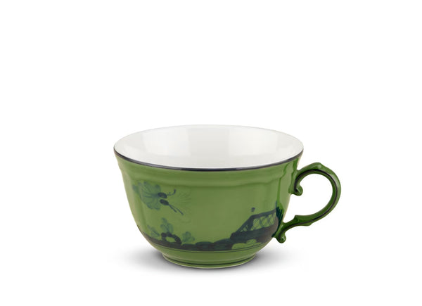 GINORI ORIENTE ITALIANO TEA CUP MALACHITE GREEN