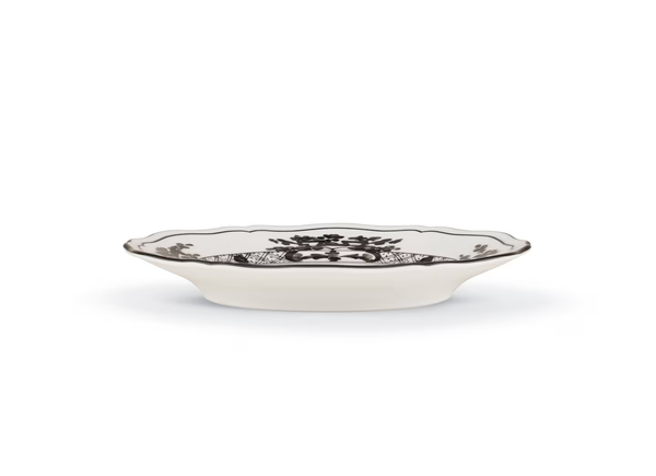 Ginori 1735 Oriente Italiano Bread Plate in Albus White at Aleph Gallery