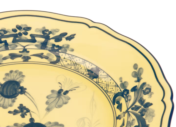 Ginori 1735 Oriente Italiano Dessert Plate Citrino at Aleph Gallery