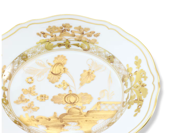 Ginori 1735 Oriente Italiano Dessert Plate in Aurum at Aleph Gallery