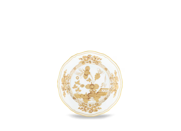 Ginori 1735 Oriente Italiano Dessert Plate in Aurum at Aleph Gallery