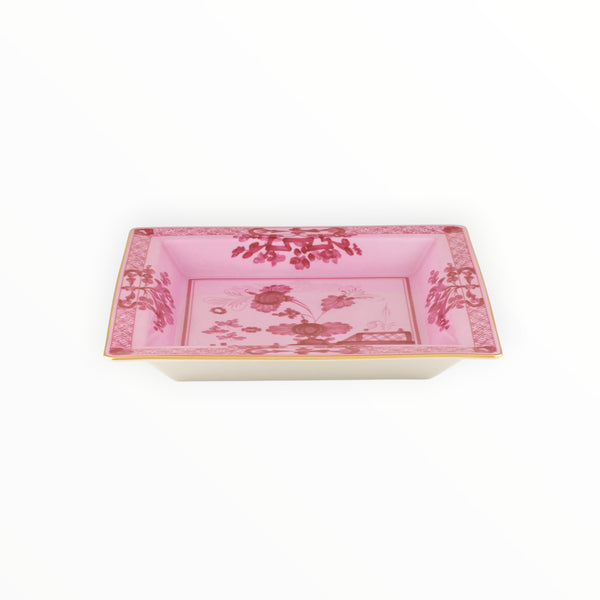 Ginori 1735 Oriente Italiano Large Square Change Tray in Porpora at Aleph Gallery