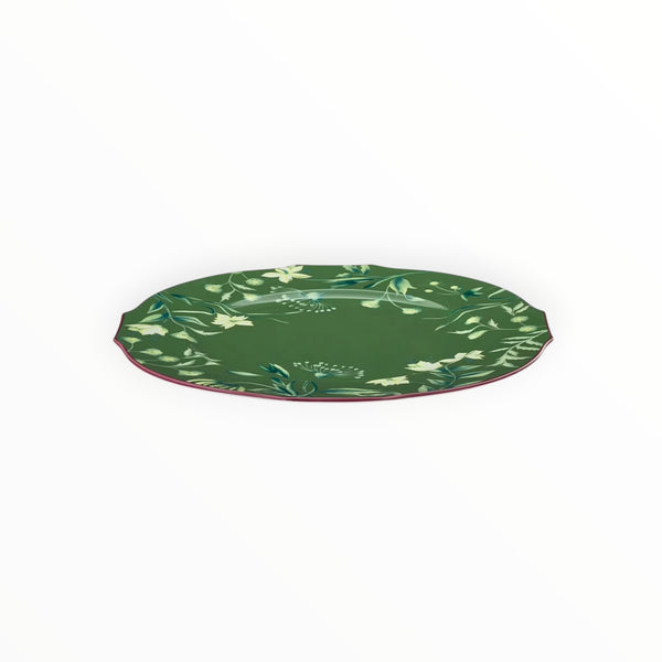 Ginori 1745, Charger Plate Acanto Green Florenza at Aleph Gallery
