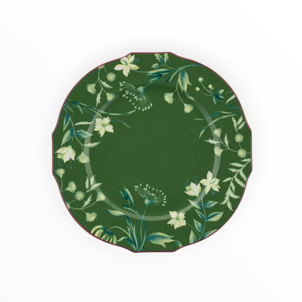Ginori 1745, Charger Plate Acanto Green Florenza at Aleph Gallery