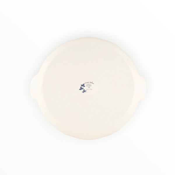 Ginori 1745, Oriente Italiano Cake Plate in Iris Blue at Aleph Gallery