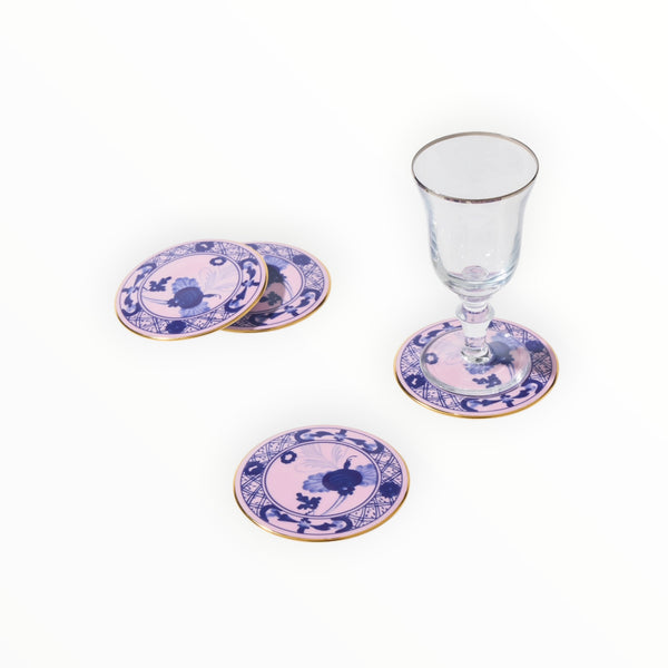 Ginori 1745, Oriente Italiano Set of four Coasters Tesori at Aleph Gallery