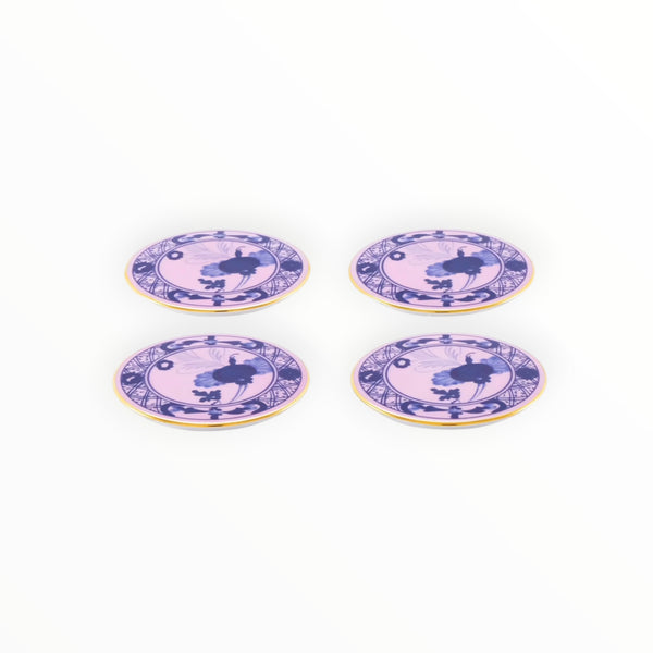 Ginori 1745, Oriente Italiano Set of four Coasters Tesori at Aleph Gallery