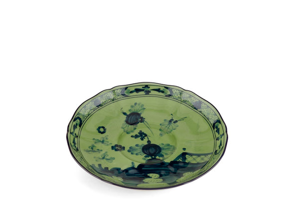 Ginori Oriente Italiano Tea Saucer Malachite Green at Aleph Gallery