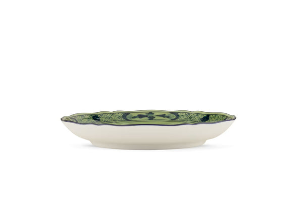 Ginori Oriente Italiano Tea Saucer Malachite Green at Aleph Gallery