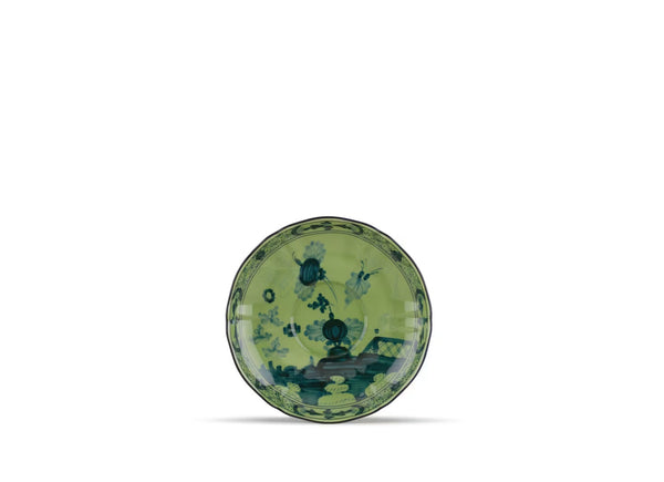 Ginori Oriente Italiano Tea Saucer Malachite Green at Aleph Gallery