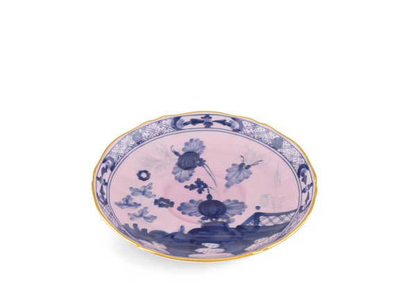 Ginori Oriente Italiano Tea Saucer in Azalea at Aleph Gallery