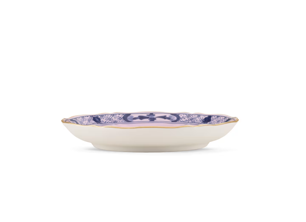 Ginori Oriente Italiano Tea Saucer in Azalea at Aleph Gallery