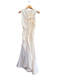 KYRA DRESS SATIN CREAM