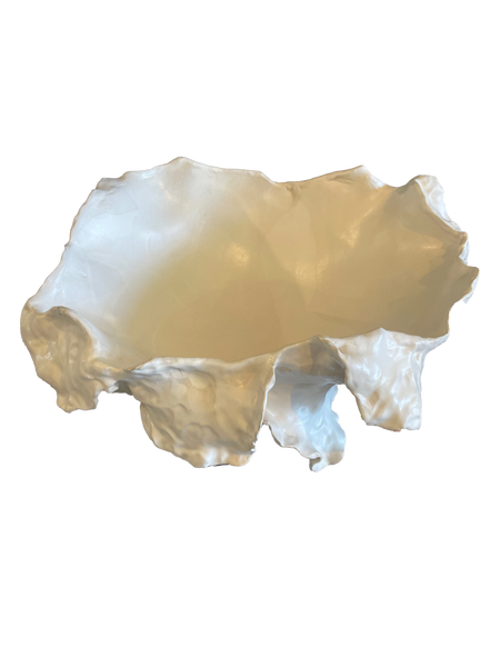 NATHALIE KHAYAT PETAL BOWL WHITE