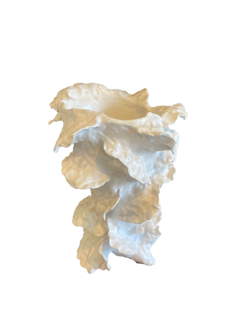 NATHALIE KHAYAT PETAL VASE WHITE